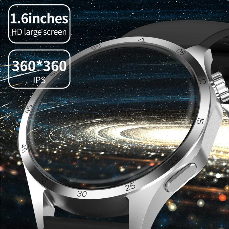 2025 New  BOALZETD  factory Smart Watch Men Watch 4 Pro AMOLED HD Screen Bluetooth Call Health Monitoring Smartwatch Mens Watche 4