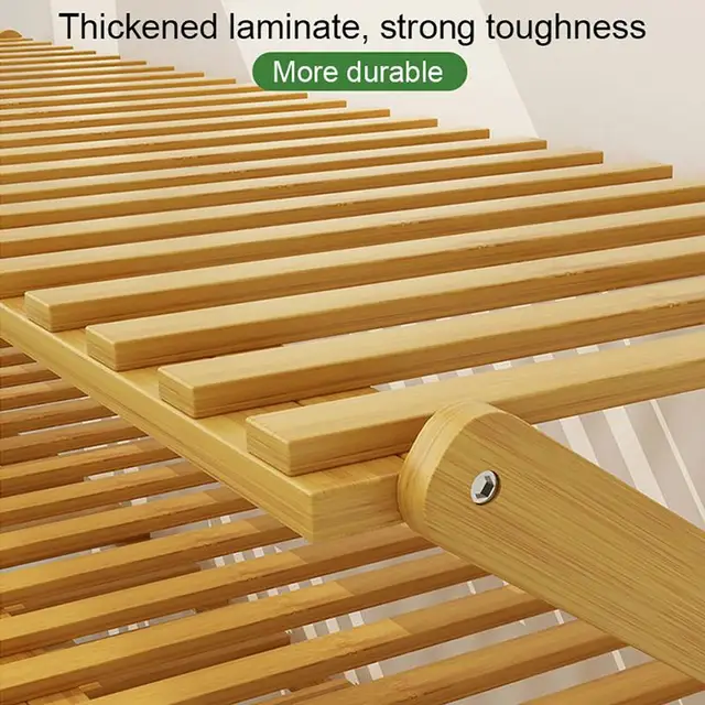 Összecsukható Cipőállvány Többszintű Fa Cipő Rack Multifunkcionális Tárolószervező Bambusz Polc Egyszerű Háztartás Gazdaságos - Image 3