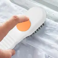 Cleaning Brush With Soap Dispenser Household Cleaning Clothes Shoes Brush With Liquid Box Liquid Adding Multifunction Brush For 2