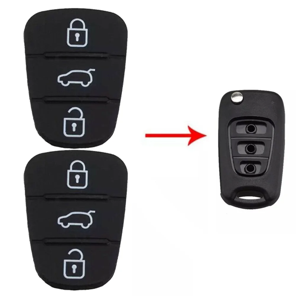 

2 шт., резиновые накладки на ключи для Hyundai I10/I20/I30