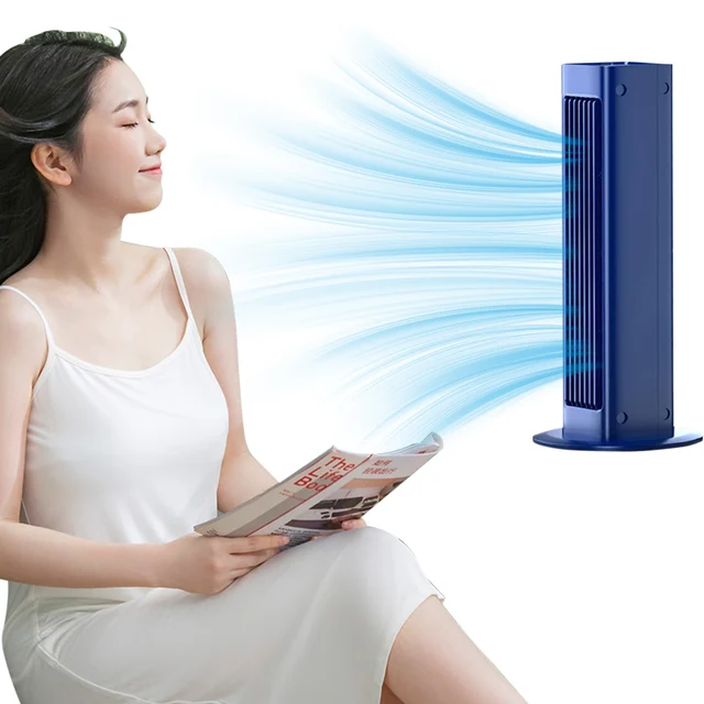 Ventilateur de climatiseur sans feuilles, 3 modes, refroidisseur d'air sans lame, ventilateur sur pied de bureau LED pour chambre à coucher, salon, salle de bain 1
