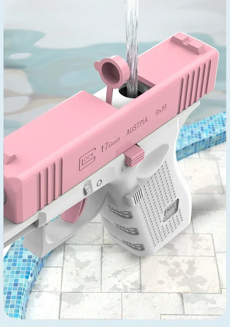 Summer Fully Water Gun Rechargeable Long-Range Continuous Firing Space Party Game Splashing Kids Toy Boy Gift 6