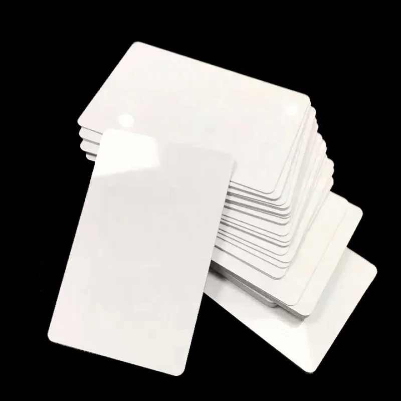 

100pcs to lot OTPS Printable 13.56Mhz NFC Blank RFID Card N213 N215 N216 Card custom White Smart Rewritable PVC ID Card
