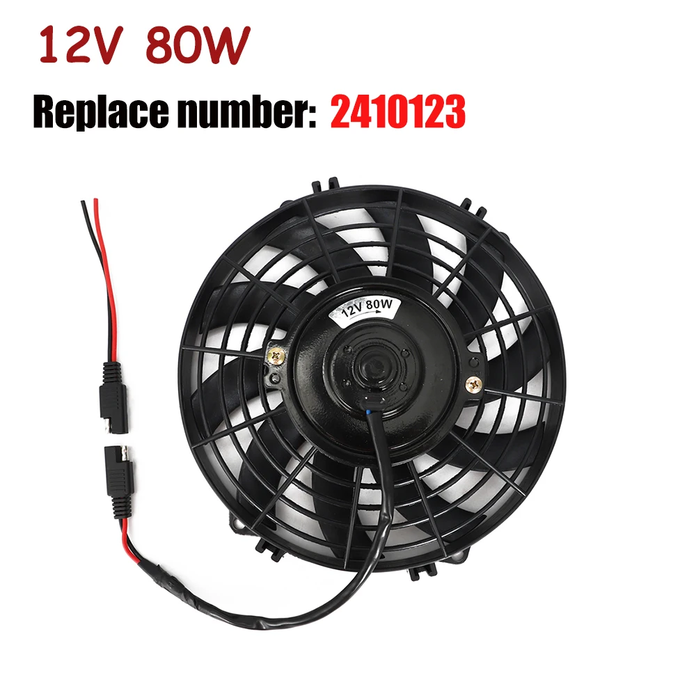 Radiator Cooling Fan 2410123 Electric Radiator Cooling Fan Kit 12V For Polaris Sportsman Magnum Big Boss  500 4x4 6X6 2000-2003 atv rubber igntion key cover keyswitch protector for polaris sportsman rzr xp1000 scrambler trail boss magnum 2000 2017 5433534