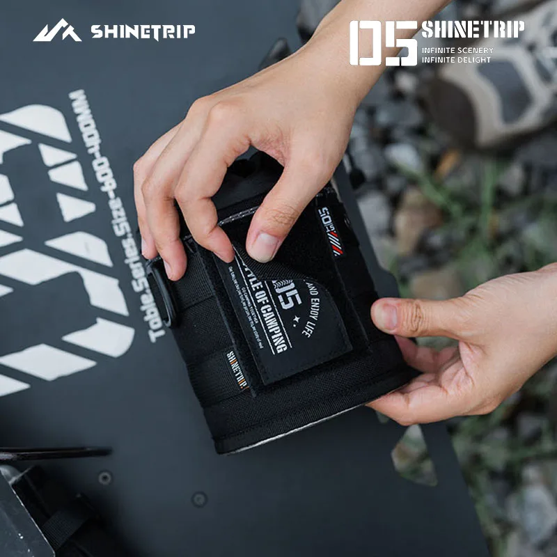 ShineTrip Camping Butane Cylinder Sleeve Fall-Proof Butane Cylinder Bag Storage Sleeve Cassette Camping Tools