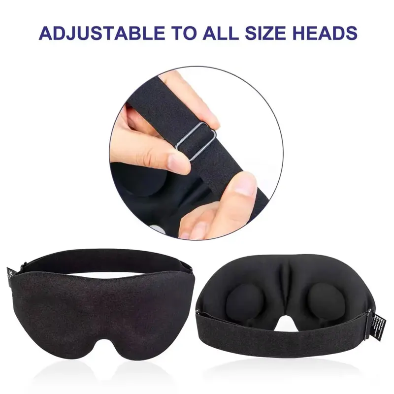 Ultra-Soft 3D Sleep Eye Mask - Light Blocking