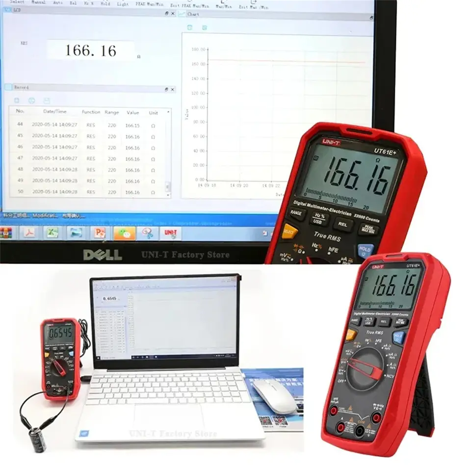 UNI-T Multimeter Digital Professional UT890C UT890D+ UT89X UT89XD UT60S UT60BT UT61B+ UT61D+ UT61E PLUS Electric Tester Meter image 3