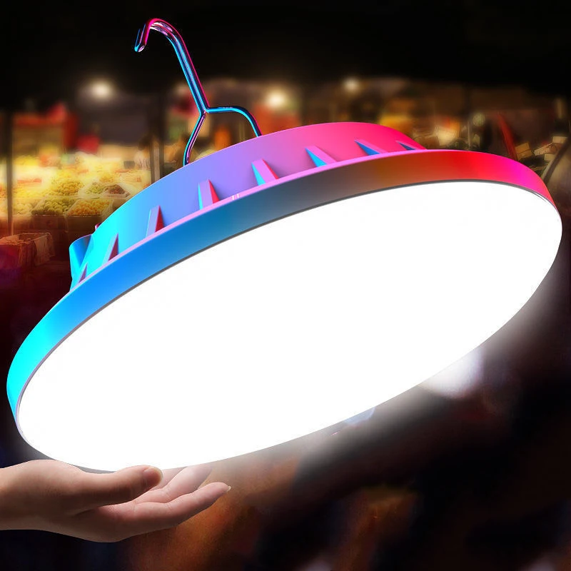 Portable LED Lamp Bulbs Smart Remote Control Outdoor Hanging Lights Rechargeable Camping Light Night Light Waterproof Lantern