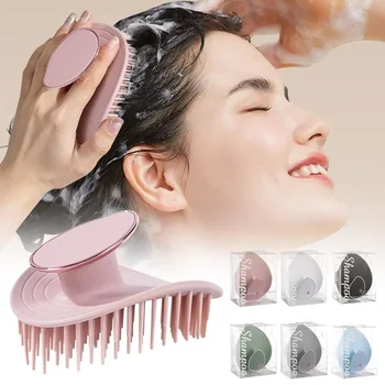Pettine per Massaggio del Cuoio Capelluto, Pulisce in Profondità, Migliora la Salute del Cuoio Capelluto e Riduce la Caduta dei Capelli, Strumenti Professionali per Parrucchieri