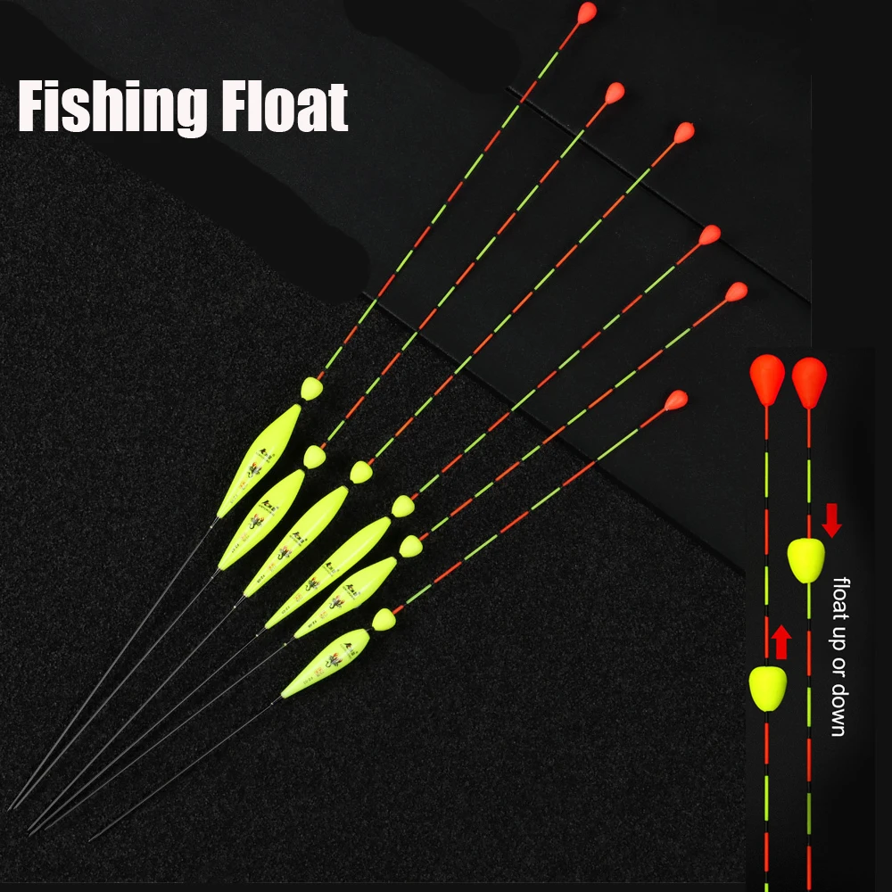 Durable Buoy Strike Long Tail Floats Bobbers Eye-catching bead ...