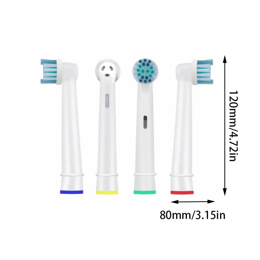 구강 B 전기 브러시 노즐 용 4 개/대 전동 칫솔 교체 가능한 헤드 칫솔 헤드 Soft Dupont Bristle SB-17A
