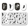 Nail Stamp MouTeen157 Magic School Full Cover Nail Plates Stamp King Manicure Set For Nail Art Stamping 6