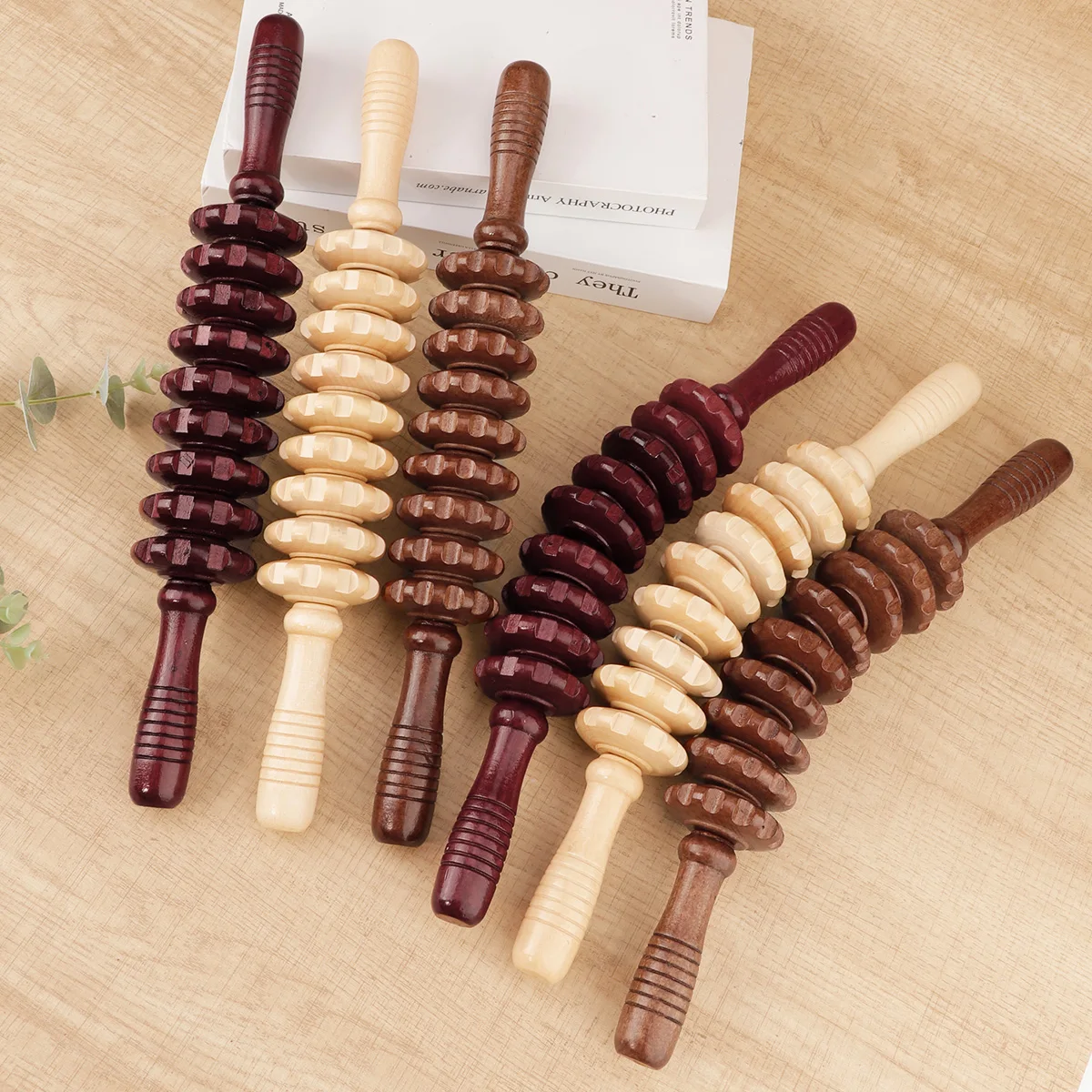 Wooden Therapy Massager Roller