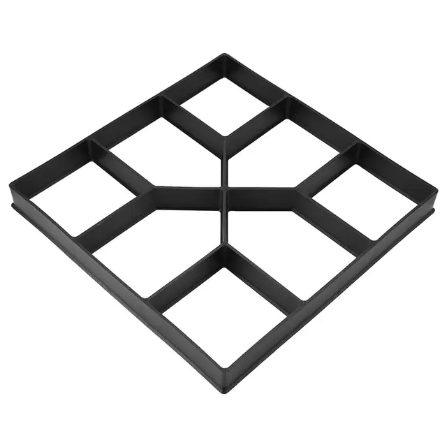 Garden Stepping Stone Mold - Concrete Paver Mould for Lawn Pathway & Pavement