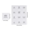 144pcs Bathroom Laundry Room Labels Dispenser Containers Stickers Spray Bottles Removable Cleaning Waterproof Labels 6