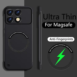 Ultra-Thin Hard Plastic Magnetic Wireless Charging Case for Redmi Note12 5G (Black)