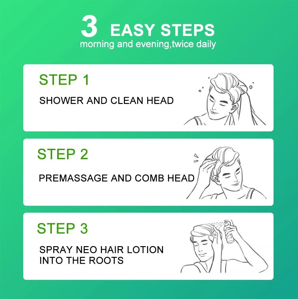 Original Thailand Neo Hair Lotion Bangkok Hair Spray For Beard Stronger Anti-baldness Oil 120ml