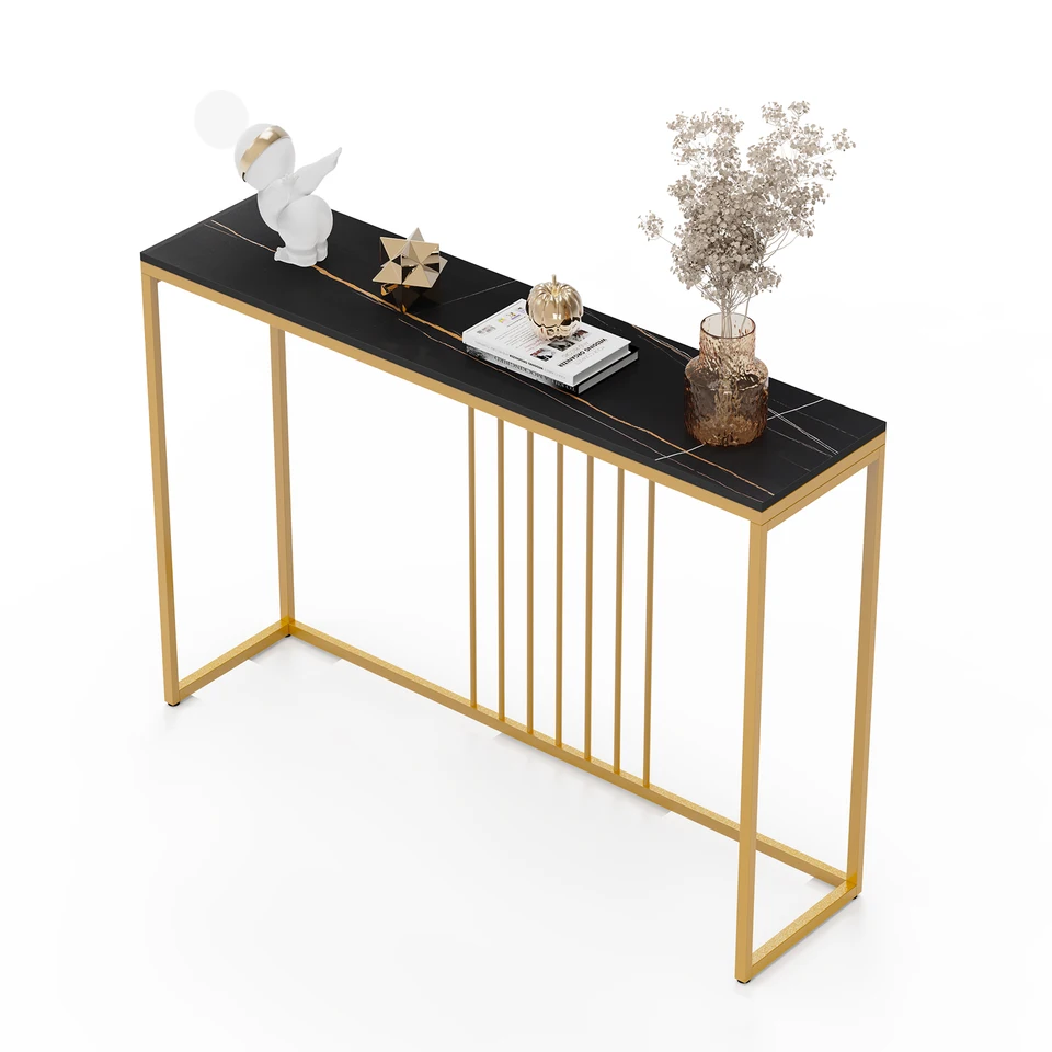 Extra Long Modern Console Table with Sintered Top