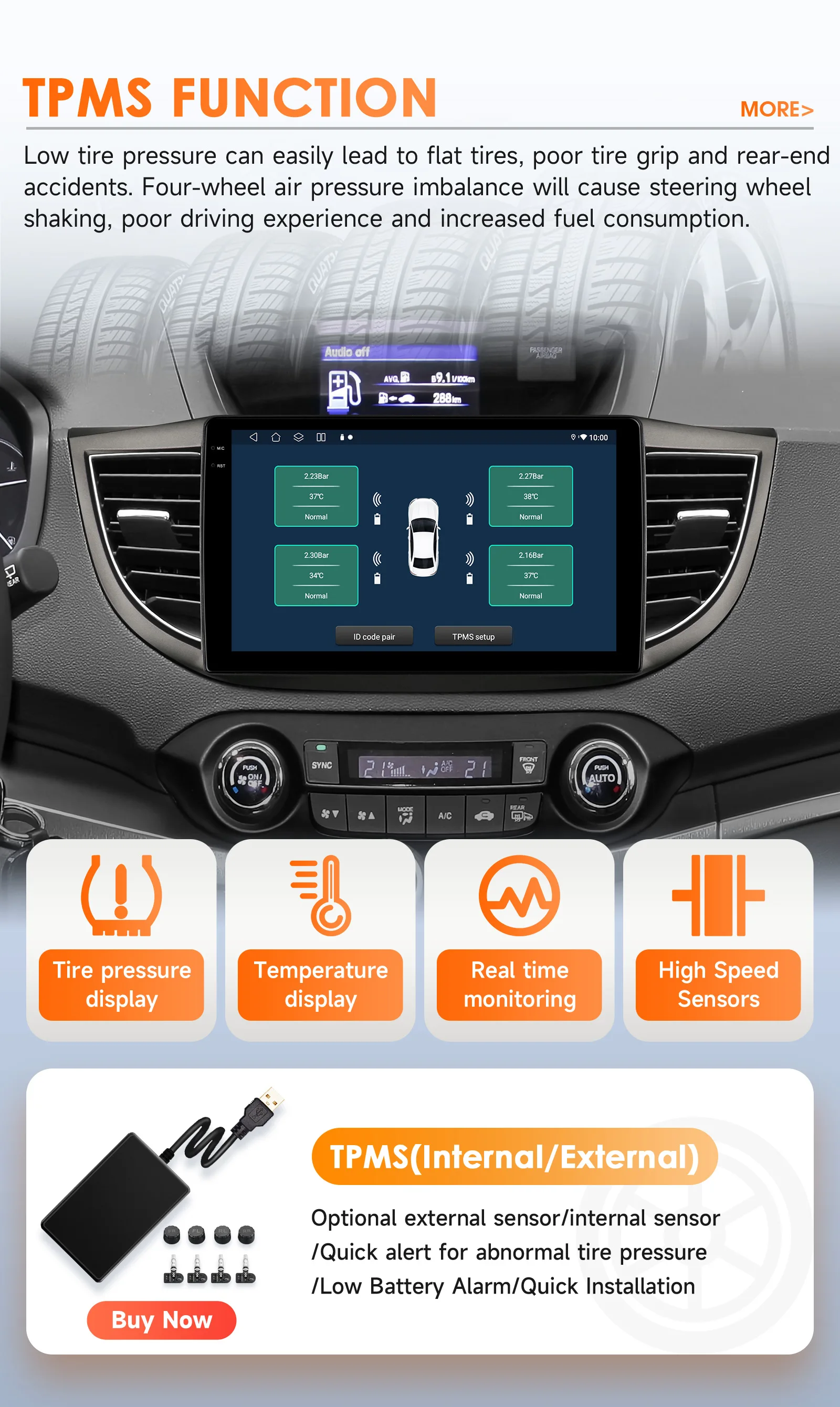 Hizpo 10,1 Zoll Autoradio für Honda CRV CR-V 4 4. Generation 2012 2013 2014 2015 2016 Navigation GPS Multimedia Video Player Stereo 4G – Detail 38