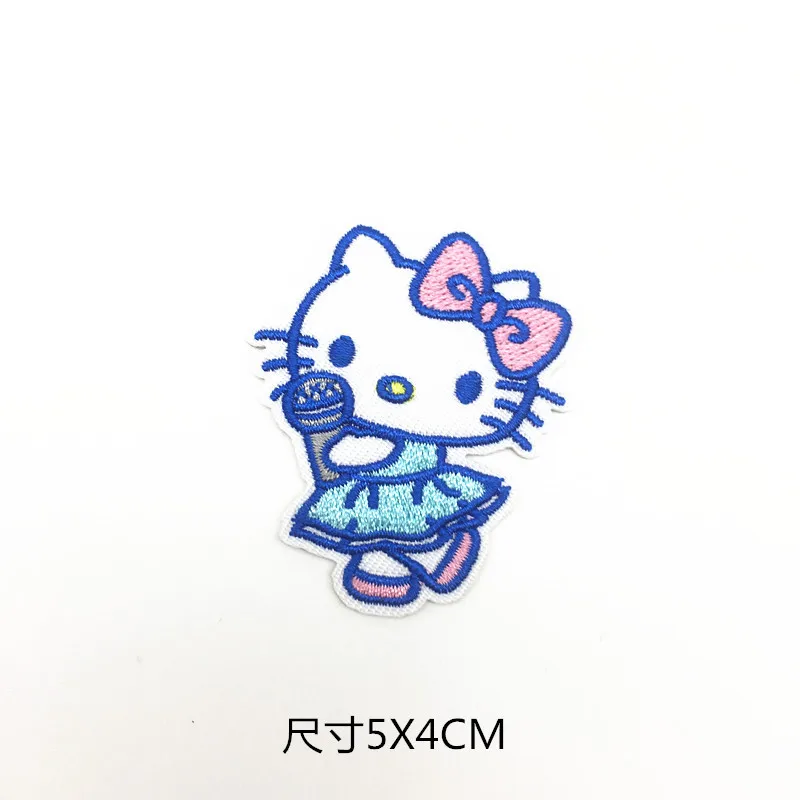 Hello Kitty Embroidery Patches Kids Tranfer Sticker for Cloth Iron on Patch  Wholesale Clothing Vendors for Women Sewing Patterns