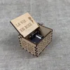 1pcs New Healing Soul Wooden Hand Music Box diy Creative Classical Music box Colored Music Box Merry Christmas 5