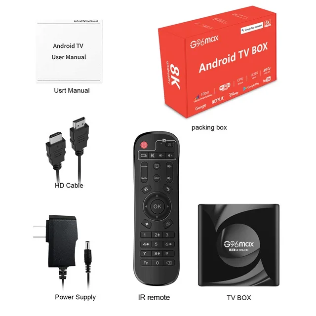 G96max R8 Smart TV Box Android13 8K HD WIFI6 Set Top Boxs BT5 OTA