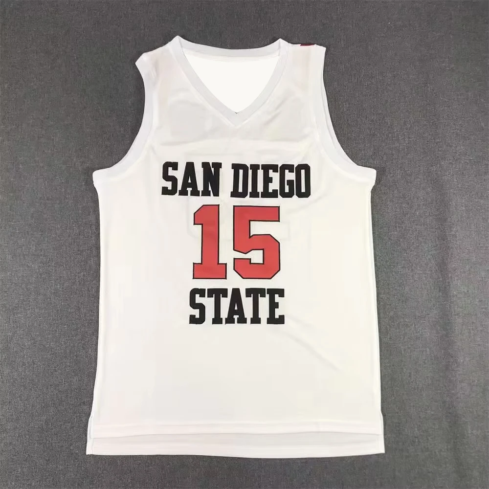 Men Basketball Jersey NCAA San Diego State University Leonard No.15