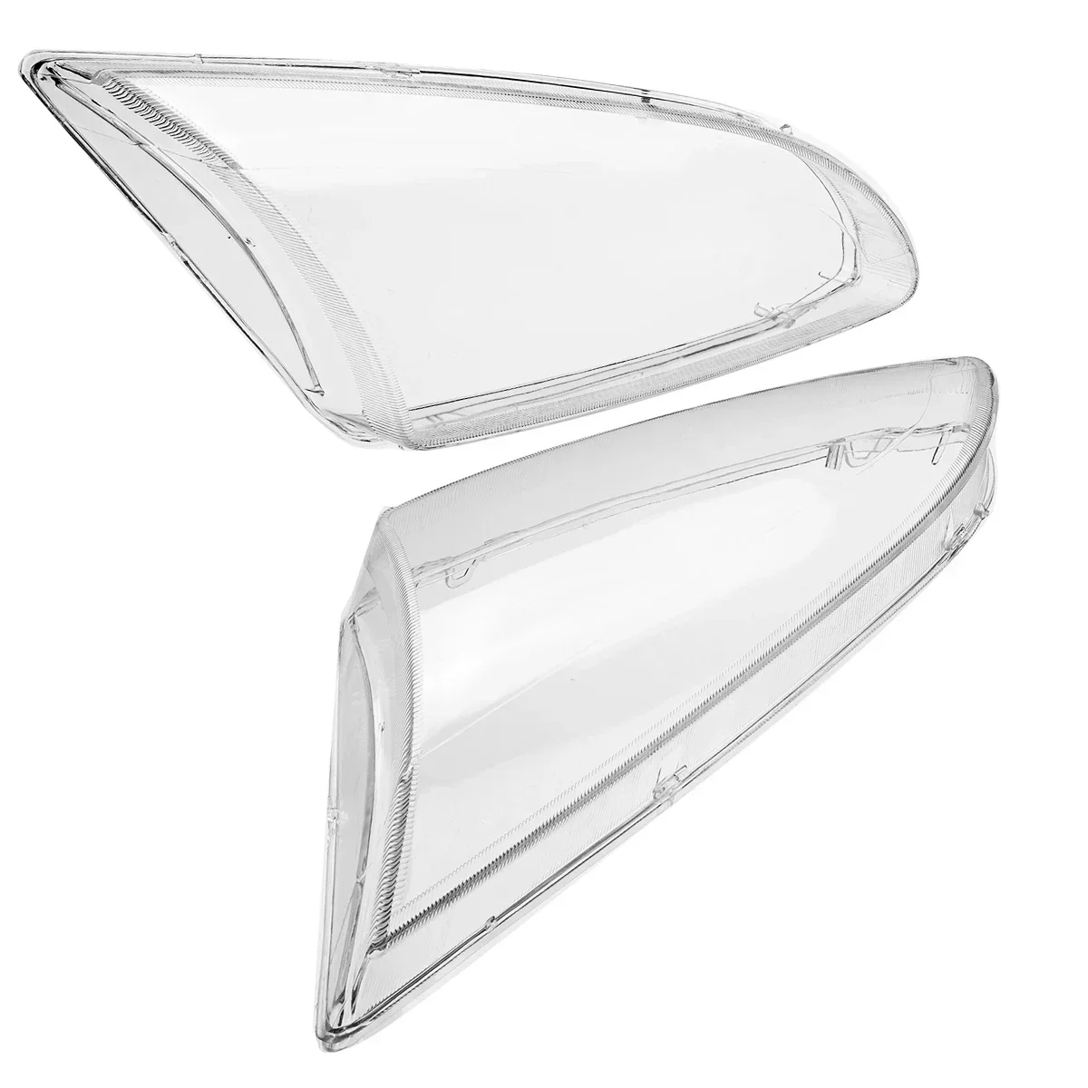 ADCarLights Fari Anteriori Compatibili Con Ford Ranger 2001-2011, Coppia Sinistra/Destra, Lenti Trasparenti E Riflettori Ambra