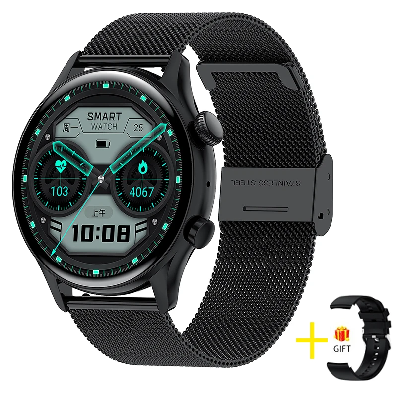 LIGE NFC Bluetooth Call Men Watch Heart Rate Smartwatch Men Watches AMOLED Screen Sport Smart Watches Alarm Clock Setting Watch 