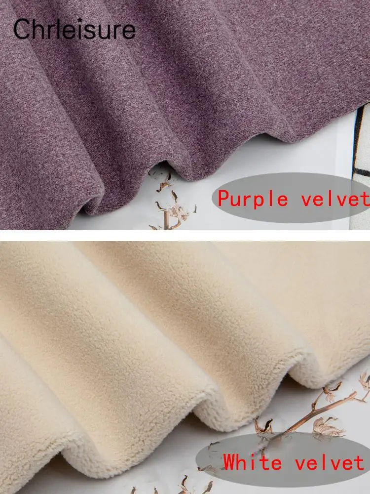 CHRLEISURE Zimske sportske ženske tople crne debele uske Veet hlače elastične push-up modne uske tajice ženske nove_voghion.com