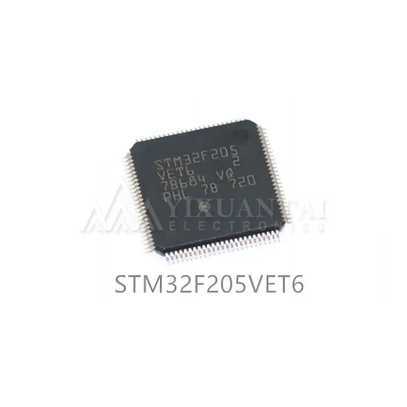 1 шт./партия STM32F205VET6 MCU 32-битный ARM Cortex M3 RISC 512KB Flash 2,5 в/3,3 В 3,5-контактный LQFP Новый ic mcu 32bit 512kb flash 100tqfp pic32mx270f512l 50i pf