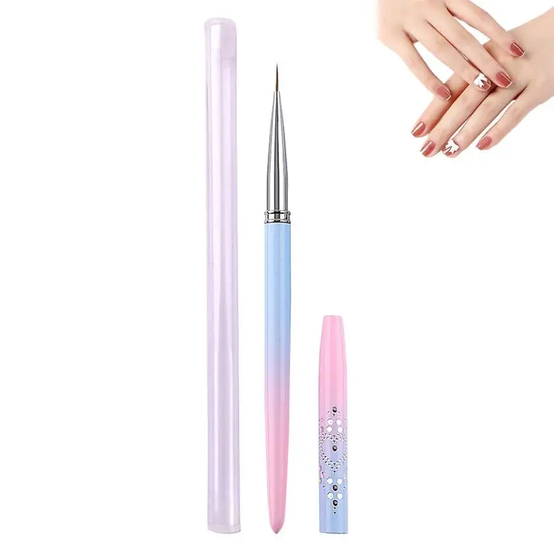 Nail Art Brushes 1/15pcs Nail Art Design Brushes UV Build Gel Brush