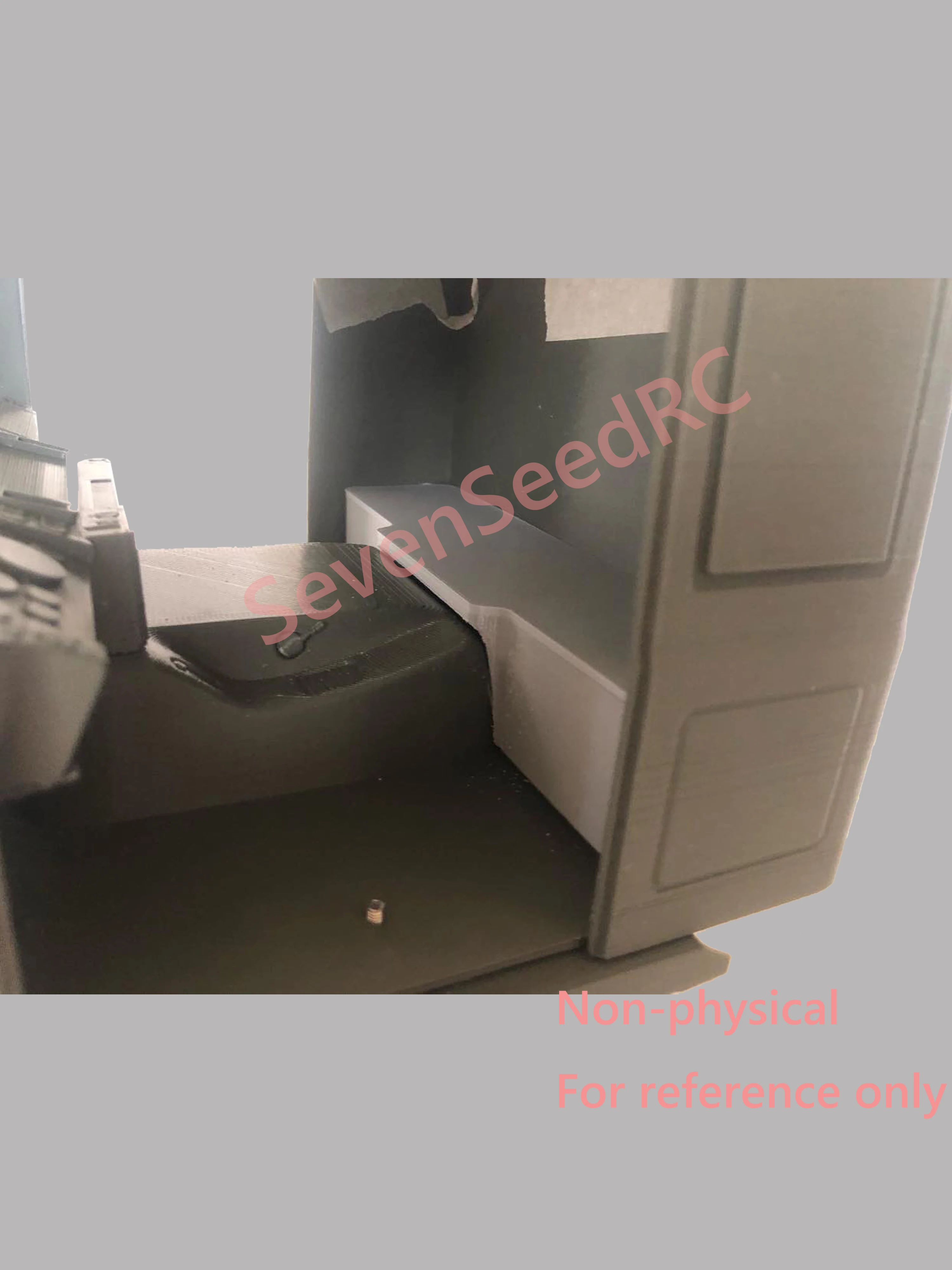 3d Printed Truck Cab Kit F1017 1/14 For Fmx Static Dot Model JDM-110 Tamiya Lesu Lxy Scaleclub 4