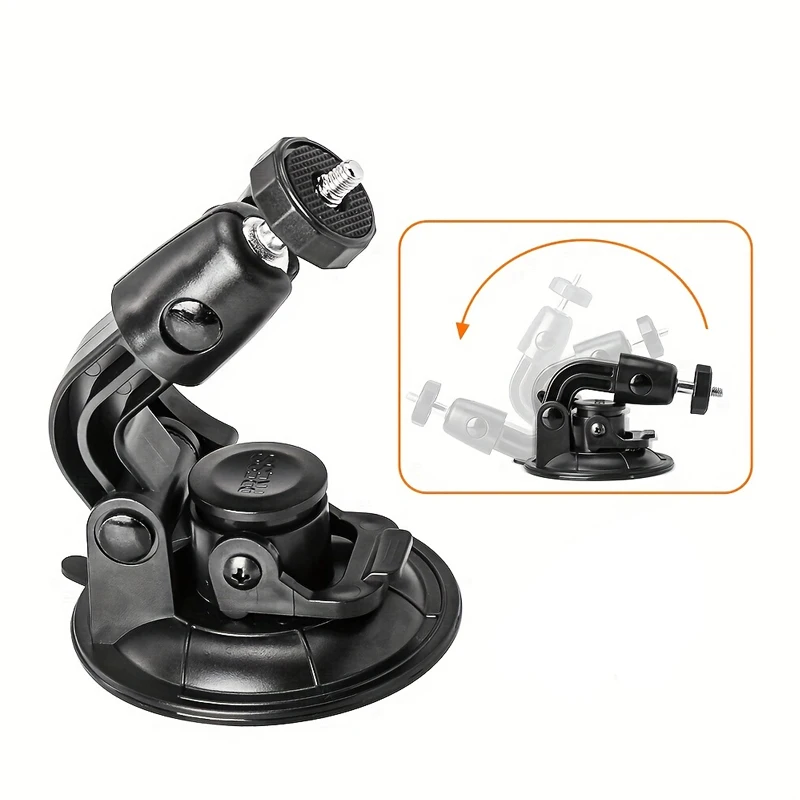 Support Ventouse Caméra Sport 360° - Fixation Pare-Brise GoPro