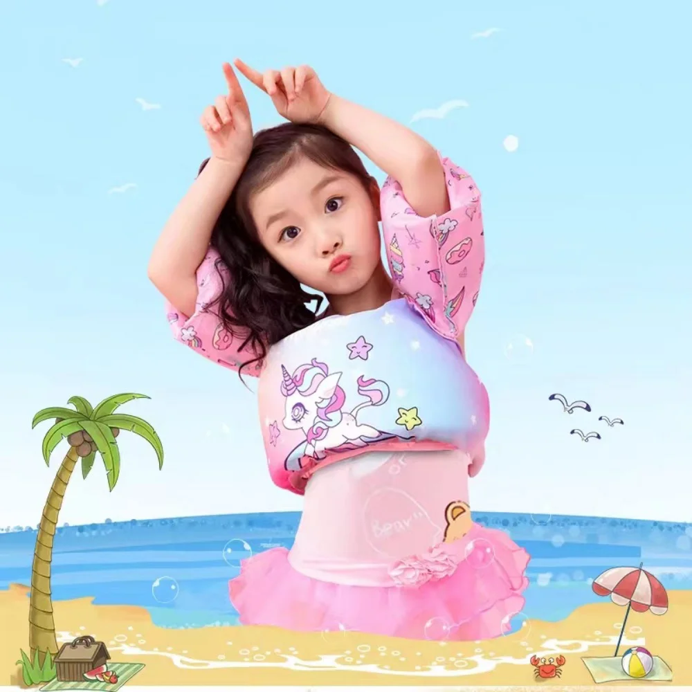 BabyFloatArmSleeveFloatingRingSafeLifeJacketBuoyancyVestKid