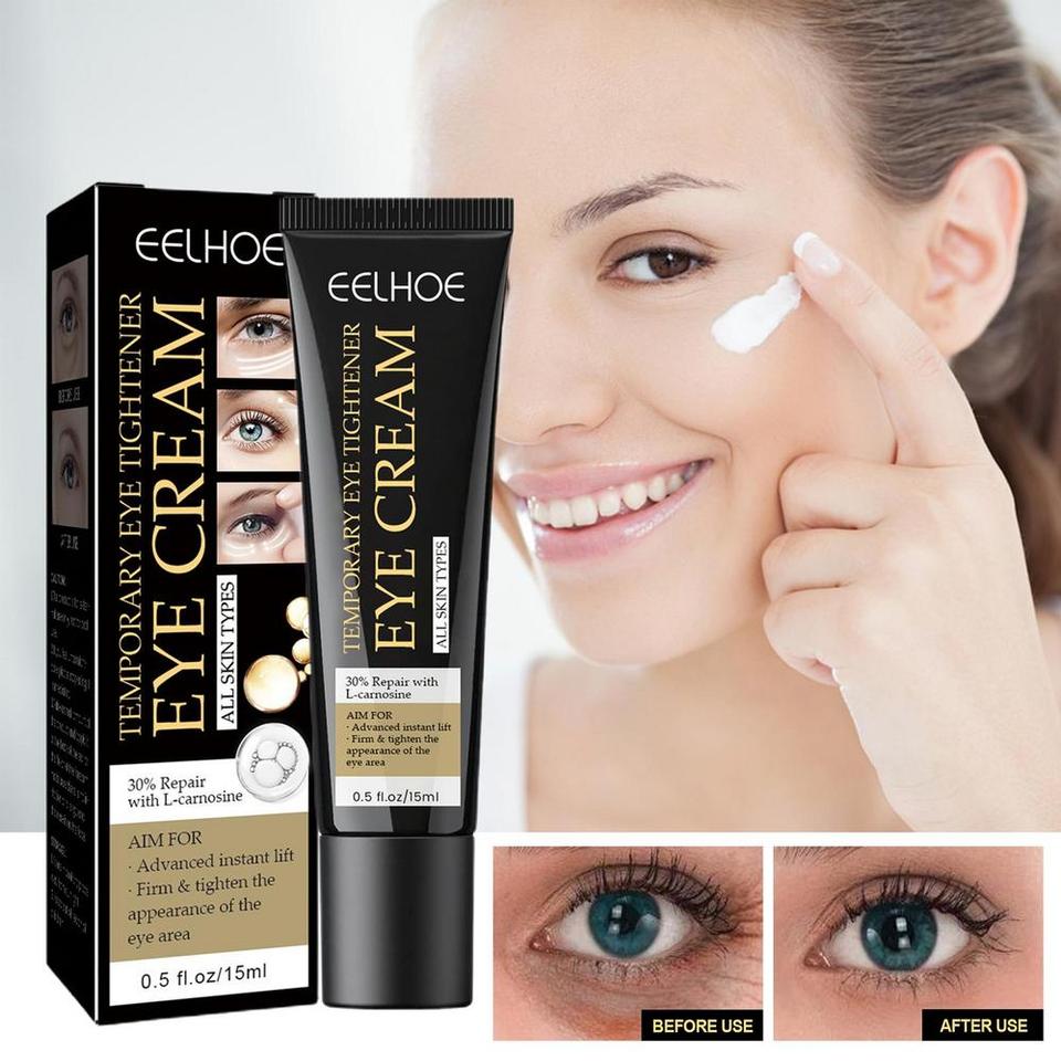 0.5Oz Temporary Firming Eye Cream Instant Reduces Under-Eye Bags Dark Circles & Puffiness Firm Delicate Skin Under Your Eyes