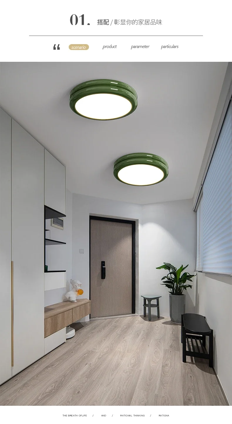 Description Picture 5 of itemModern Led Ceiling Light 110v 220v Ceiling Chandelier Lamp Hallway Aisle Corridor for Living Room Bedroom Dining Room Kitchen