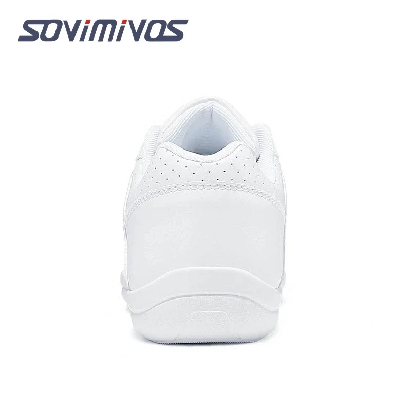 Girls White Cheerleading Dance Shoes Athletic Training Tennis Breathable Youth Competition Cheer Sneakers Dropshipping Shoes