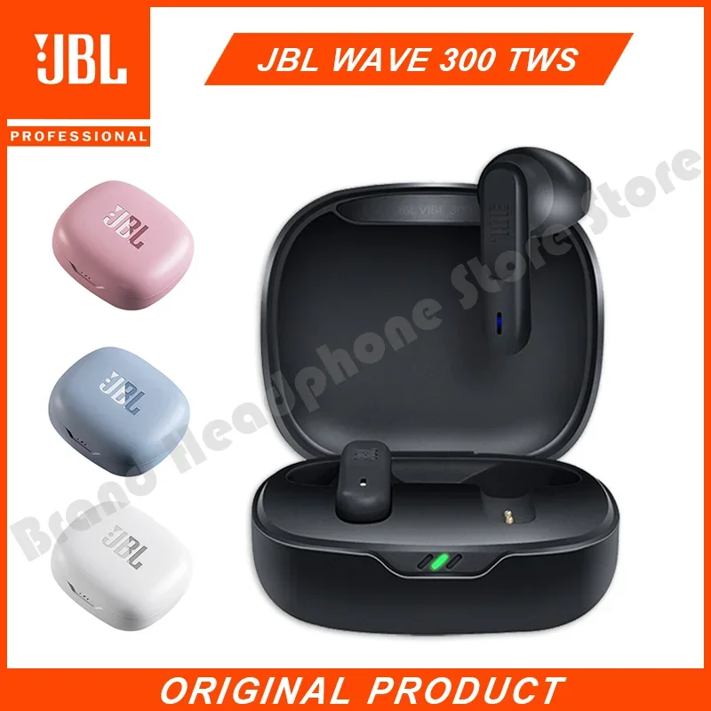 Originale Jbl Wave 300Tws True Wireless Bluetooth Cuffie Stereo Music Gaming Sport Earbud Bass Sound Auricolare Con Microfono