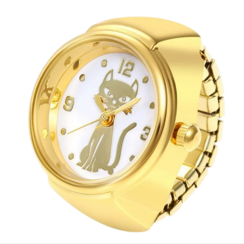Creative Alloy Shell, New Hot Selling Couple Ring, Circular Arabic Numerals, Cat Scale, Men's And Women's Gift