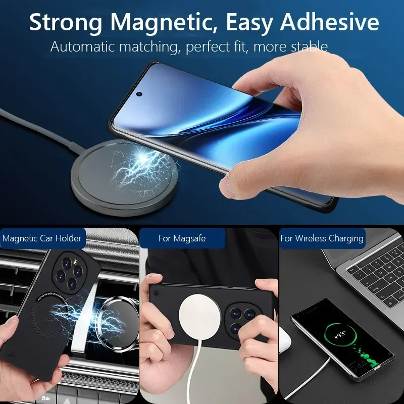 Magsafe Magnetic Frameless Shockproof Hard PC Case