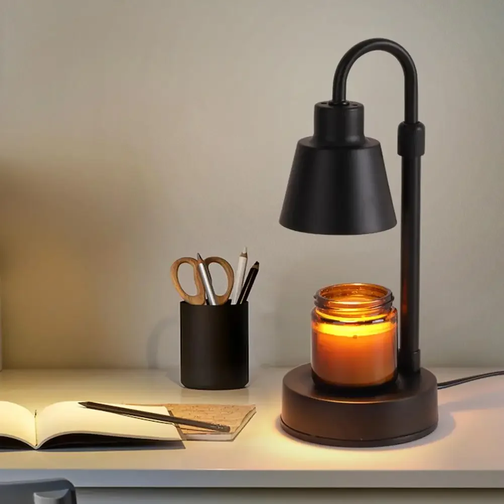 

Candle Warmer Light Retro Electric Wax Melt Lamp Candle Melting Aromatherapy Dimmable Table Lamp for Home Furnishing Spa Club
