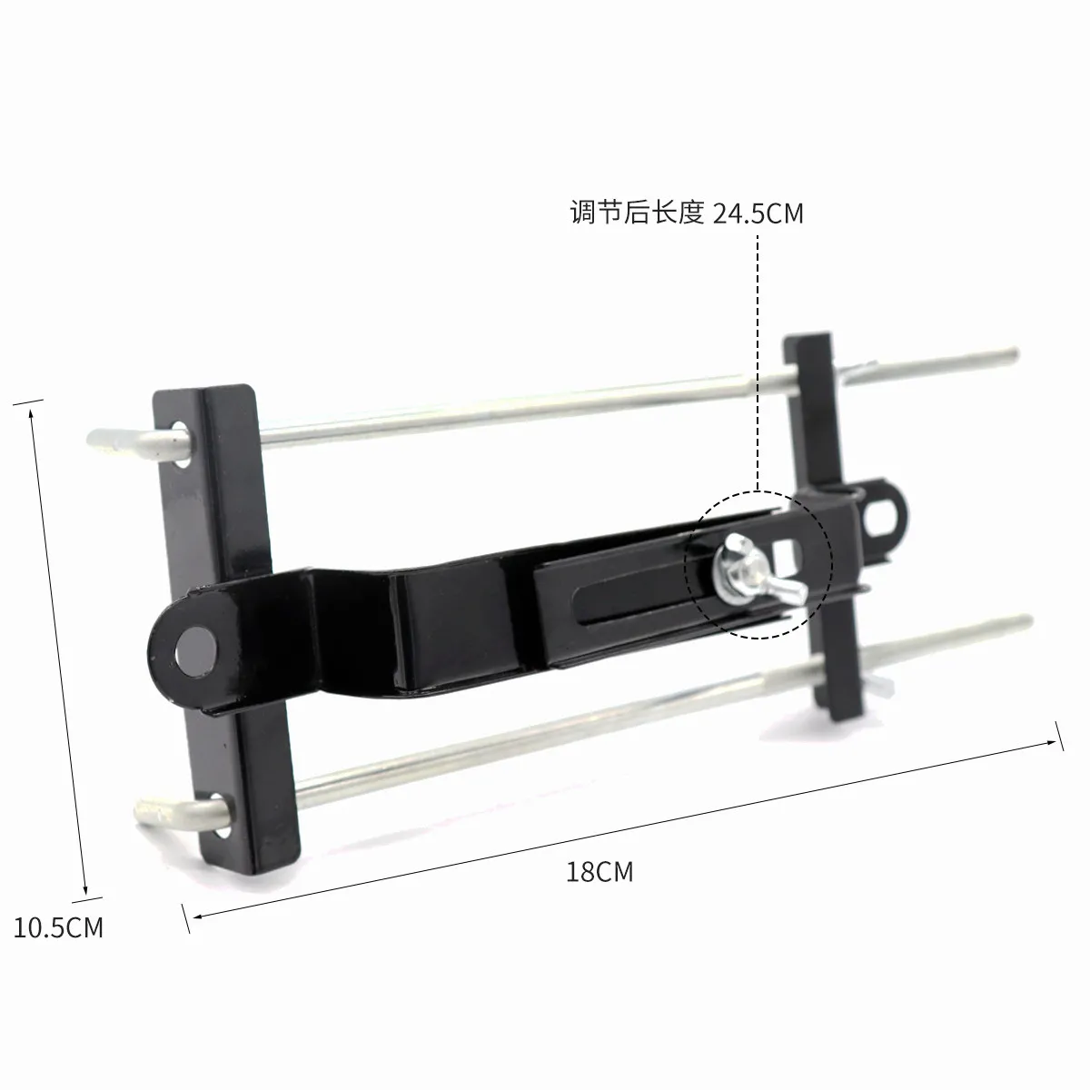 스테인레스 스틸 조절식 자동차 배터리 브래킷, 내마모성 및 컴팩트한 차량용 보관 마운트 홀더 스태빌라이저