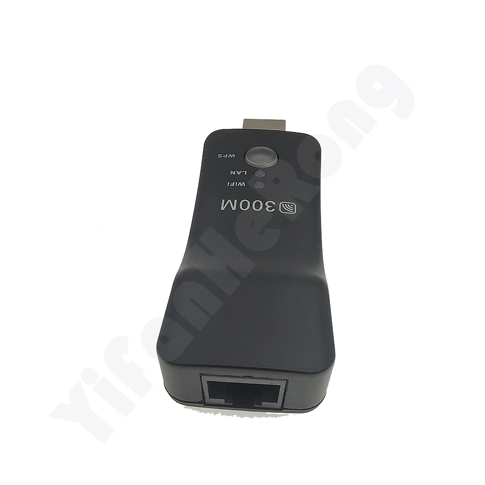 무선 USB WiFi 리피터 300Mbps 스마트 TV 네트워크 어댑터 범용 HDTV RJ45 랜 포트 리피터 AP WPS PC 휴대폰용