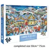 1000pcs Christmas Puzzle Santa Claus Paper DIY Educational Game Difficult Assemble Jigsaw Adult Children New Year Xmas Toys Gift 6