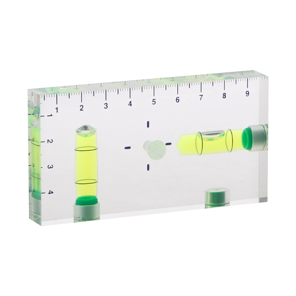 

High Precision Transparent Magnetic Level Bubble Mini Level Construction Leveling Tool Measurement Bubble Level Gauge