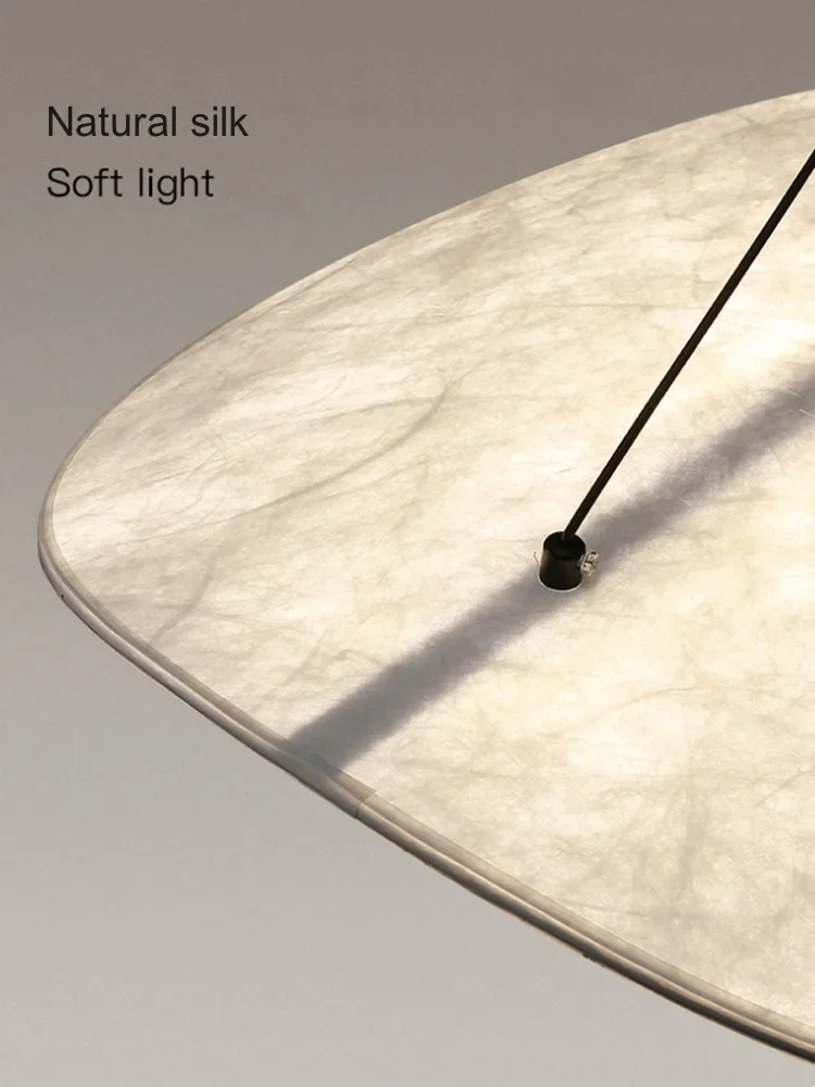 Wabi Sabi Pendant Lamp For Living Room Bedroom Dining Home Decoration Designer Scandinavian White Led Hanging DuPont paper lamp 5