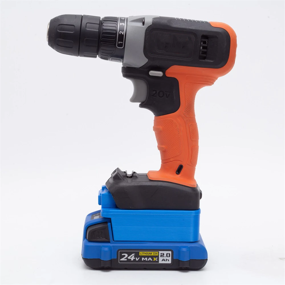 

Power Tool Battery Converter for Craftsman 20V/Bauer 20V/Kobalt 24V to Porter Cable/BLACK+DECKER/Stanley 20V Li-Ion Battery