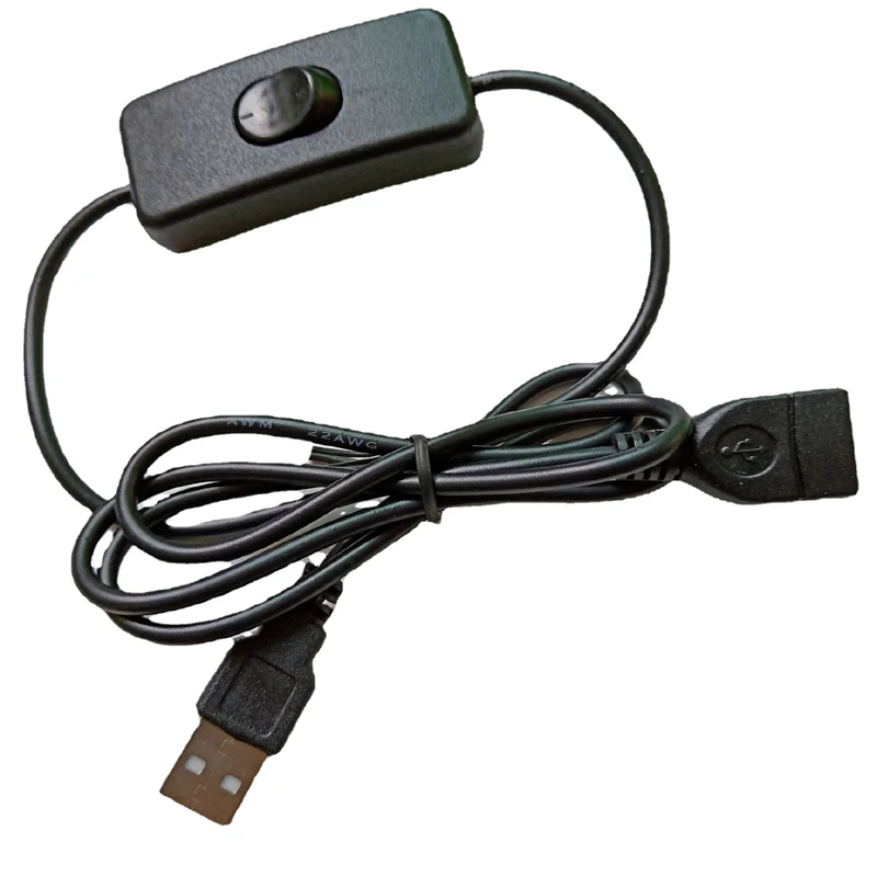 28CM/1M/2M USB 연장 케이블/Crod(켜기/끄기 스위치 포함) LED 스트립, USB 장치용 날짜 전송 및 전원 공급 장치 지원