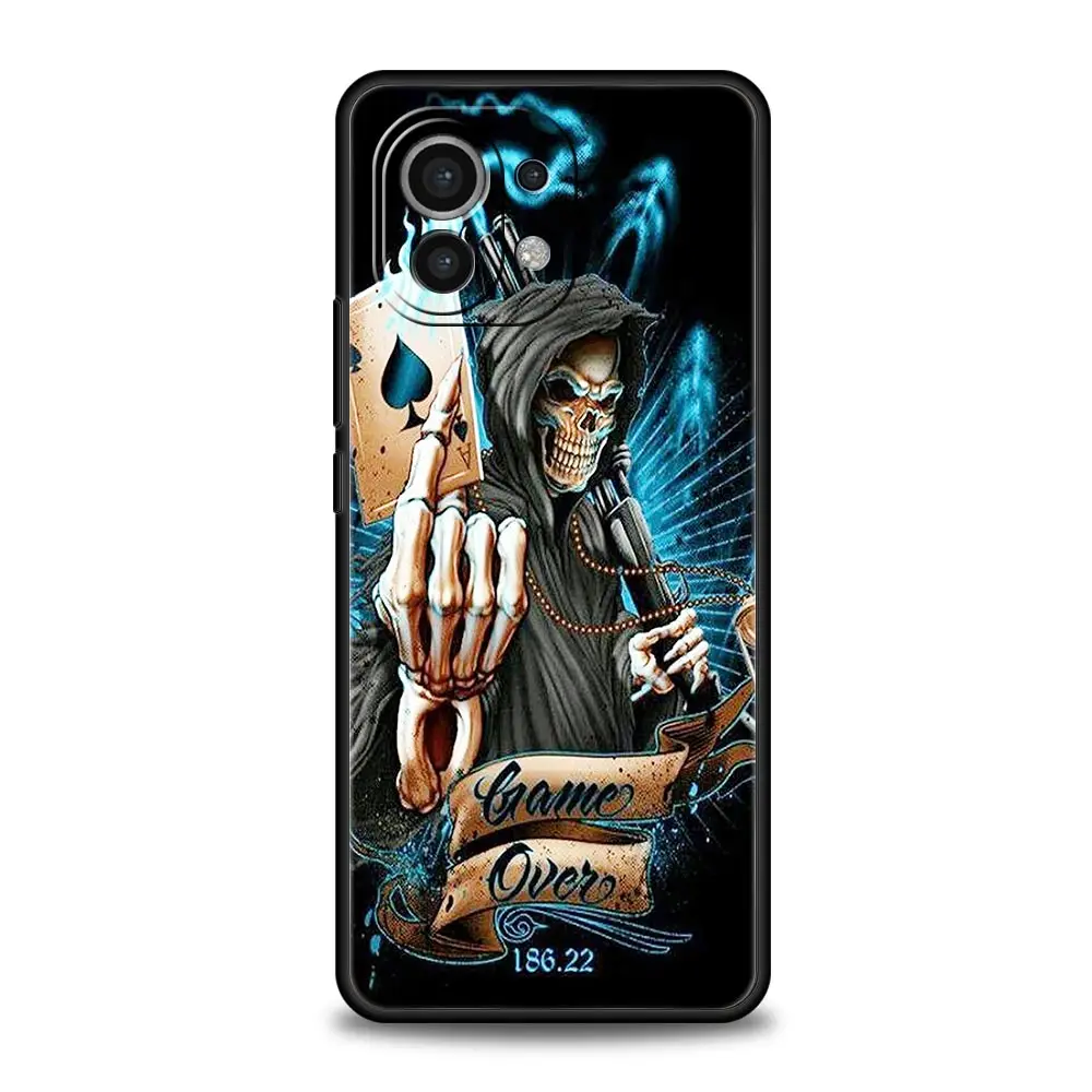 Grim Reaper Skull Skeleton Phone Case Cover
